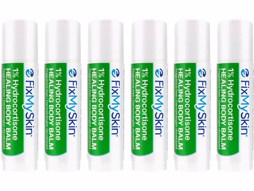 FixMySkin 1% Hydrocortisone Healing Balm – Fragrance-Free (6 pack